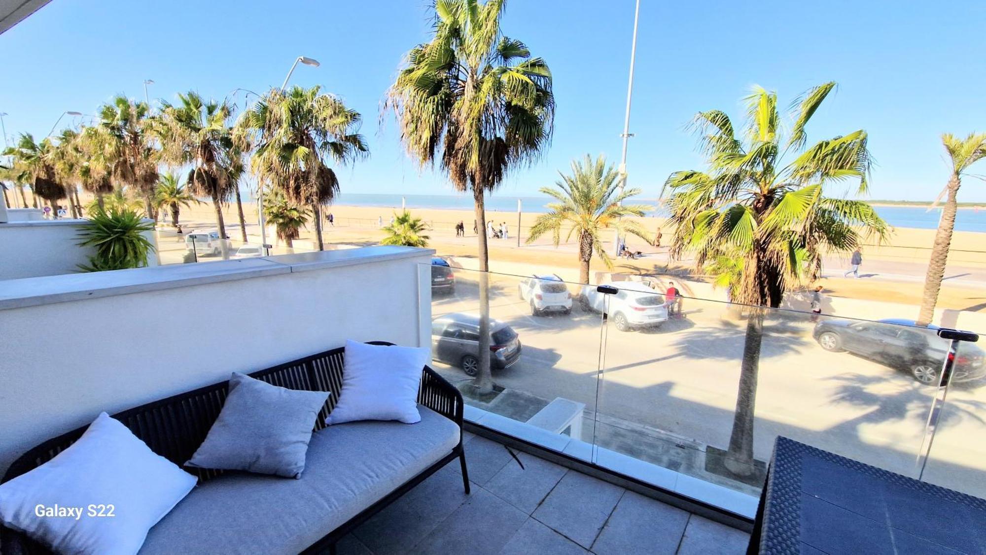Boutelou Playa Con Vistas Al Mar Appartement Sanlúcar de Barrameda Buitenkant foto